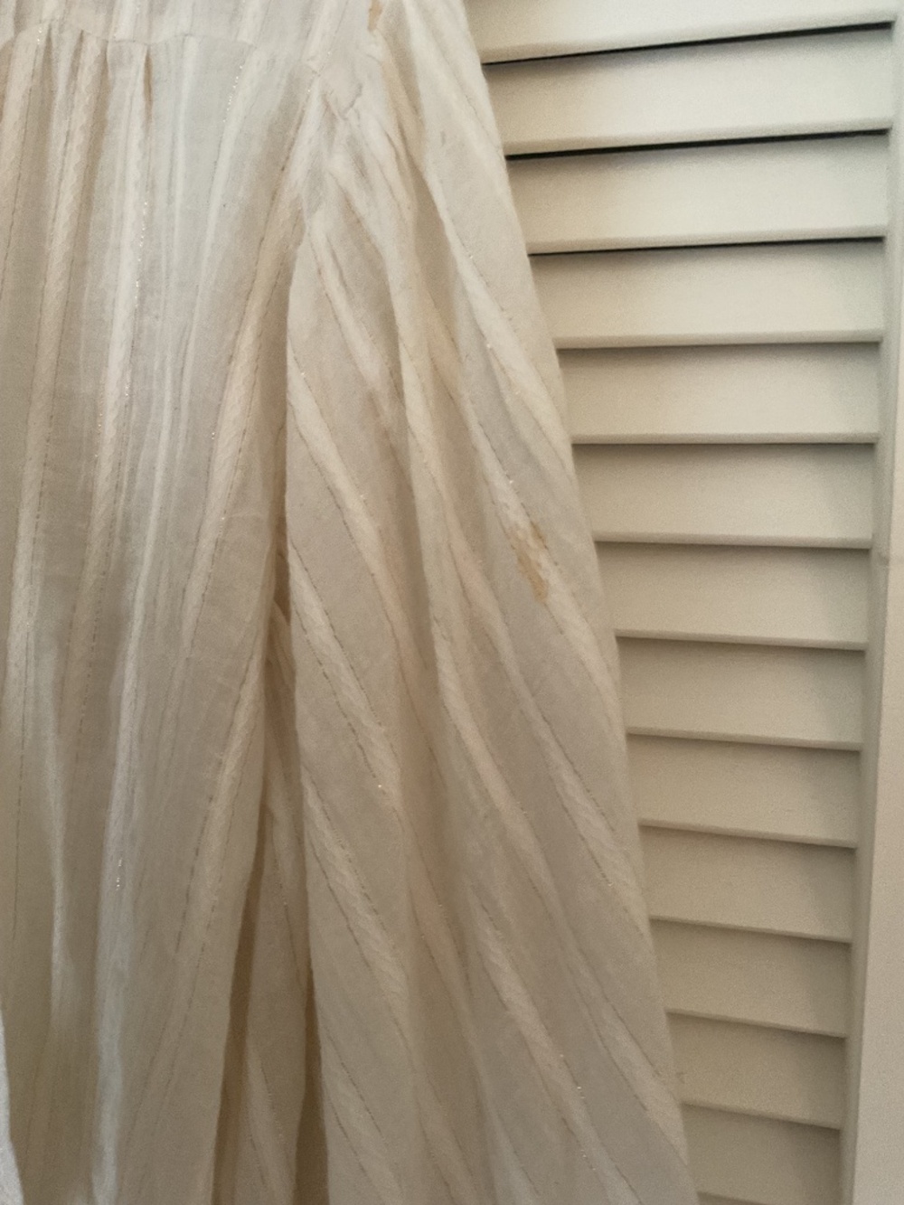 Chasing Unicorns Til Morning Comes Blouse Cream/Gold S - Picture 5 of 5